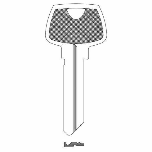 ILCO 6275LA-NS-ILCO Key Blanks Sargent 6275La / Ns