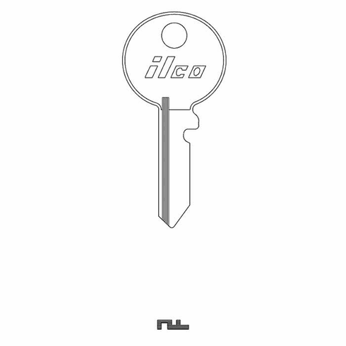 ILCO 62DP Key Aston Jag Mob Riley