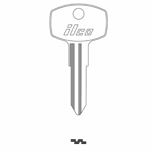 ILCO 62DV Key Blank Nissan/JMA Dat-8.2.1-X10