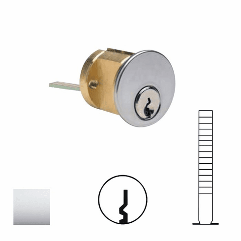 ILCO 7075-SE-10-26-KA2 Rim Cylinder Schlage E Us26 -Ka2