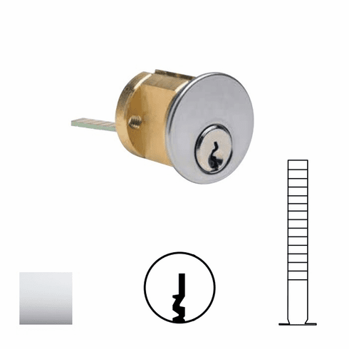 ILCO 7075-SF-10-26-KA2 Rim Cylinder Schlage F Us26 -Ka2