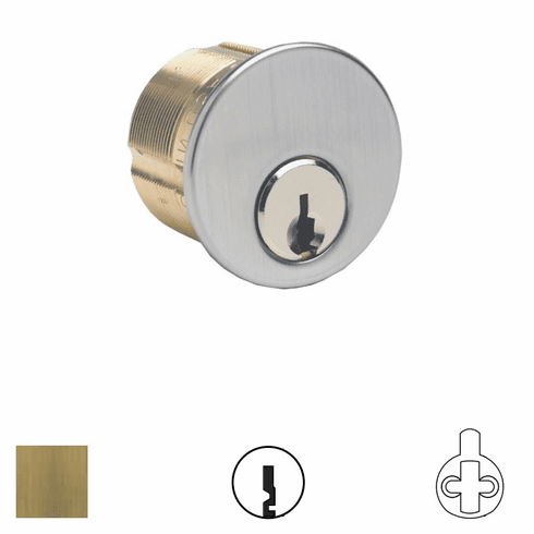 ILCO 7165-WA-2-05-KA2 1 Inch 5-Pin Mortise Cyl-Weiser-E