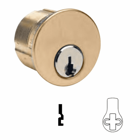 ILCO 7185-KS-1-10-KA2 1-1/8 Kwikset Mortise Cyl