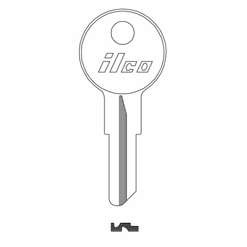 ILCO B52-ILCO Key Gas Cap Lock - 1098Gx