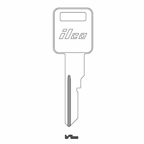 ILCO B62 Auto Key Blank