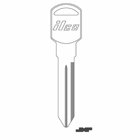 ILCO B89-ILCO Key General Motors P1107