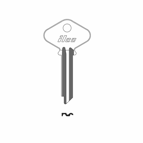 ILCO D9 Key For Yale, (Fn117C Para)