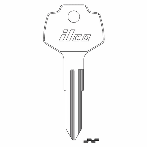 ILCO DA25-ILCO Key Nissan Da25/X123/JMA Dat-12.2.1