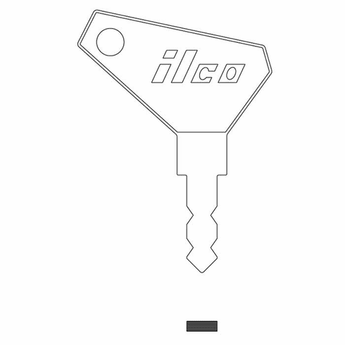 ILCO DAV10 Key Blank (14) (Dv1-Si)