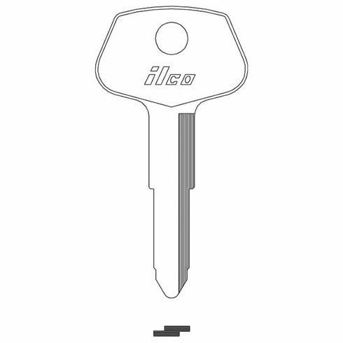 ILCO DC1-ILCO Key Chrysler Dc1/X54