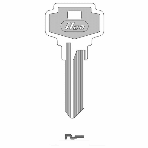 ILCO DE6-PC-GREEN-ILCO Key Adams De6-Pc-Green