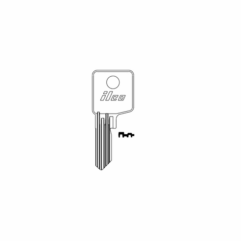 ILCO DM-KL -ILCO Key Blank Dom Kl Keyway
