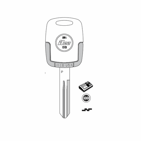 ILCO EK3-SUB4 Subaru Elect Cloneable Transponder