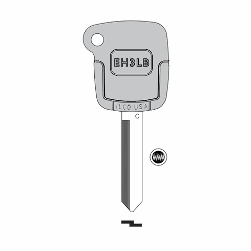 ILCO EK3LB-H73 Electronic Cloneable Transponder