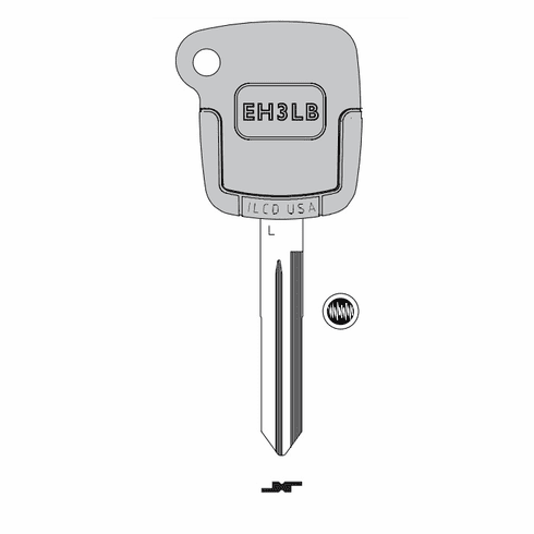 ILCO EK3LB-MIT9 Mitsu Elect Cloneable Transponder
