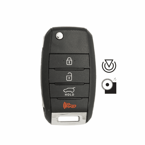 ILCO FLIP-KIA-4B7 Auto 4 Button Flip Key