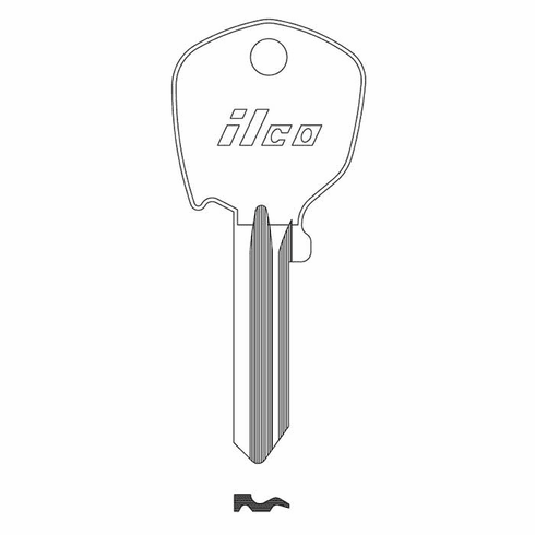 ILCO FT6R Key Aston Martin / Fiat