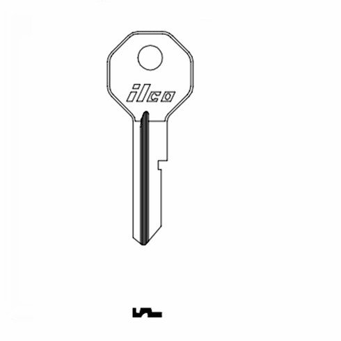 ILCO H1098LA Key Blank (2) H98La-Tay Jb10-Jet