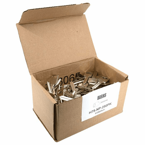 ILCO H75-250NP-BASIKS Basik Ford H75 Nickel Plated Keys 250Pk