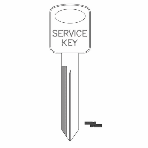 ILCO H86-SERVICE Ford H86 Service Key