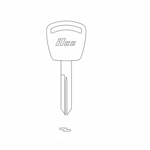 ILCO H87-P Key 2008 Ford Sd