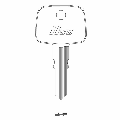 ILCO HD70U Key Blank Honda Auto