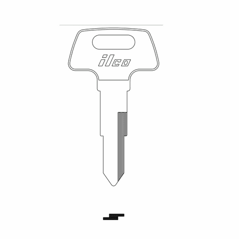 ILCO HD74 Key Honda Motorcycles - X84