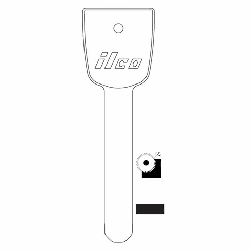 ILCO HO01-SVC Auto Key Blank