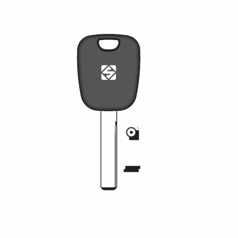 ILCO HU92R-GTS Auto Transponder Key