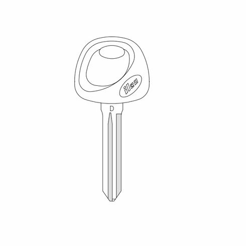ILCO HY17-P Auto Key Blank
