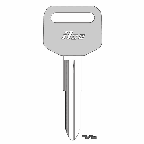 ILCO HY2-P Key Hyundai Hy2 Plastic