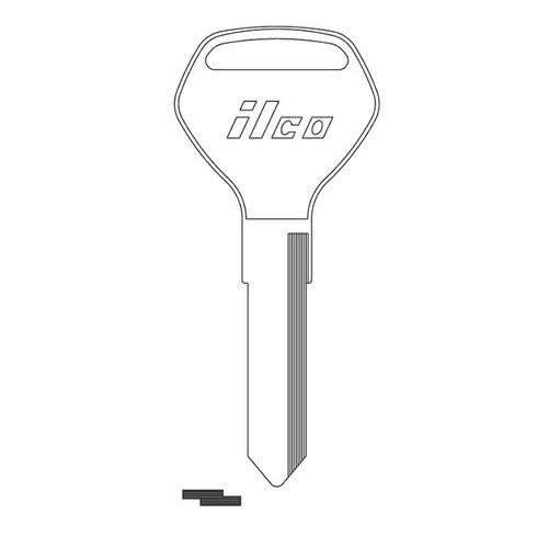 ILCO KA15 Key Kawasaki - Ka15/X106