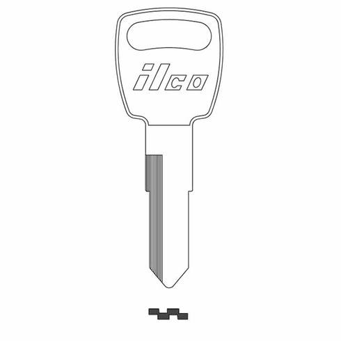 ILCO KA5 Key Kawasaki - Ka5/X40