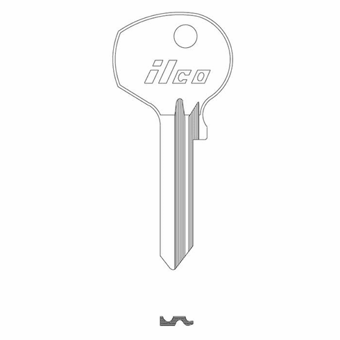 ILCO KP1-ILCO Key Porsche Kp1