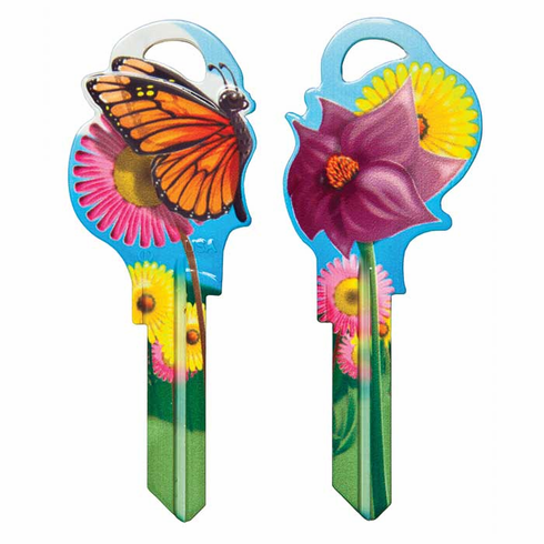 ILCO KW-MATES-FLORAL-ILCO Key Personali-Keys Mates Floral Kw