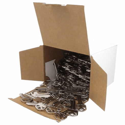 ILCO KW1-NP-250-BASIKS Basik Kw1 Nickel Plated Keys 250Pk