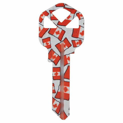 ILCO KW11-CANFLAG-ILCO Blank Personal Keys - Canadian Flag