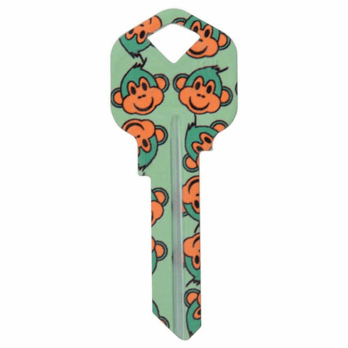 ILCO KW11-MONKEY-ILCO Blank Personal Keys - Monkey Print