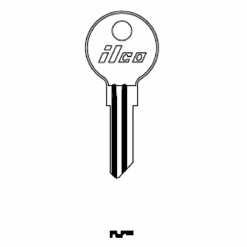 ILCO L1054G Key Blank, Key Fort N/P L1054G/JMA RF-11D.2.1 NP