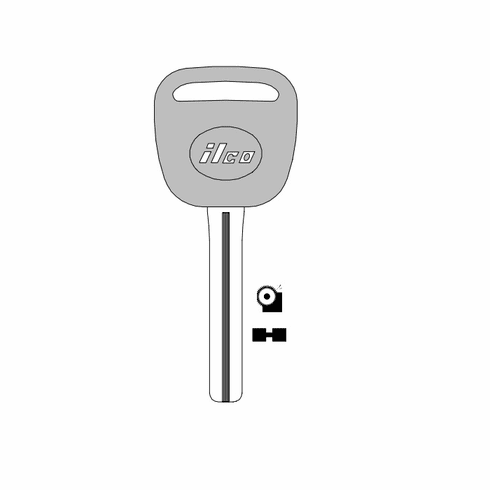 ILCO LXP90-P Auto Key Blank