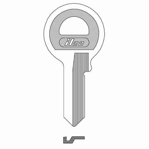 ILCO M1-PC-BLUE-ILCO Key Blank M1-Plsticheadbu