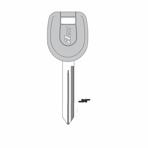 ILCO MIT6-P Key Mitsubishi Plastic