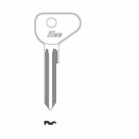 ILCO MZ12 Key Mazda N/P - Mz12/ X1