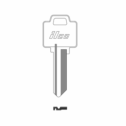 ILCO N1054WB -ILCO Key Blank 1555-N Weiser Wr5