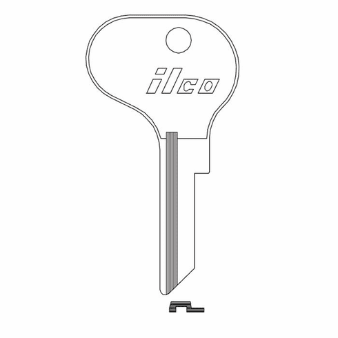 ILCO NE10 Key L.K.W. N/P