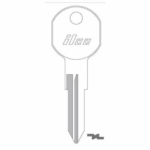 ILCO NE57 Key Fiat Vehicle