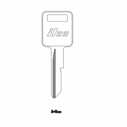 ILCO P1098C Key Blank Gm-C B50 (2) P91C-Tay