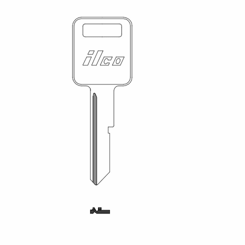 ILCO P1098J Key Blank Gm-J B46J-Esp X98J-Tay