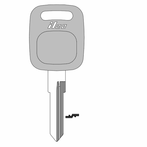 ILCO PA8-P Key Audi N/P Pa8 Plastic