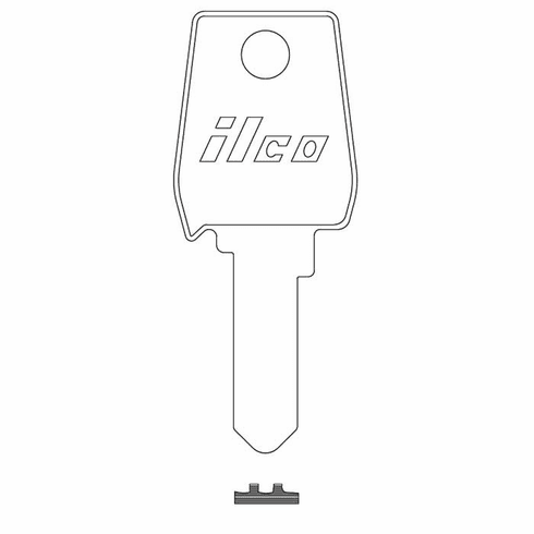 ILCO PU4 Bok Of 50 Key Blanks